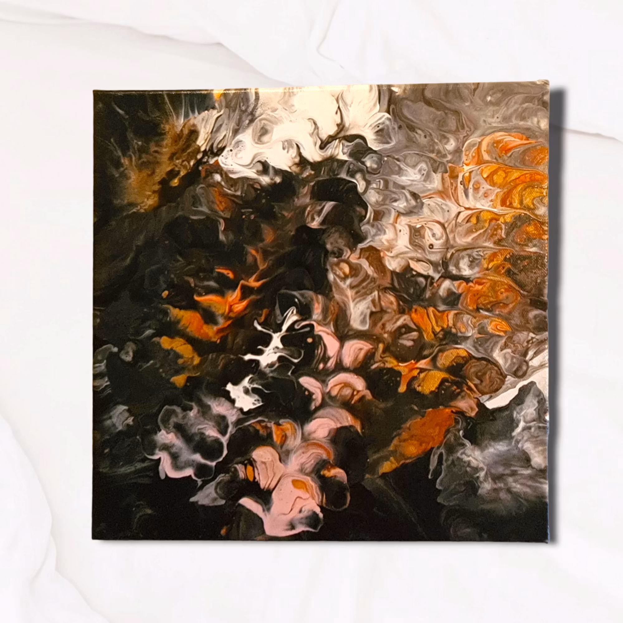 Canvastavla Akryl Acrylic Pouring - www.bellebi.se