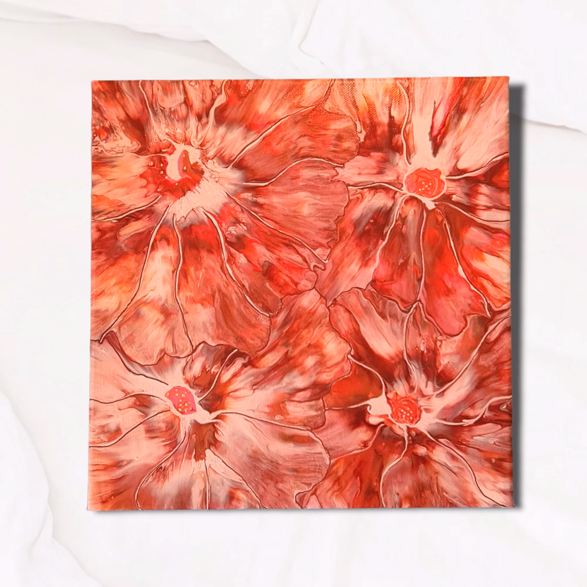 Canvastavla Akryl Acrylic Pouring - www.bellebi.se
