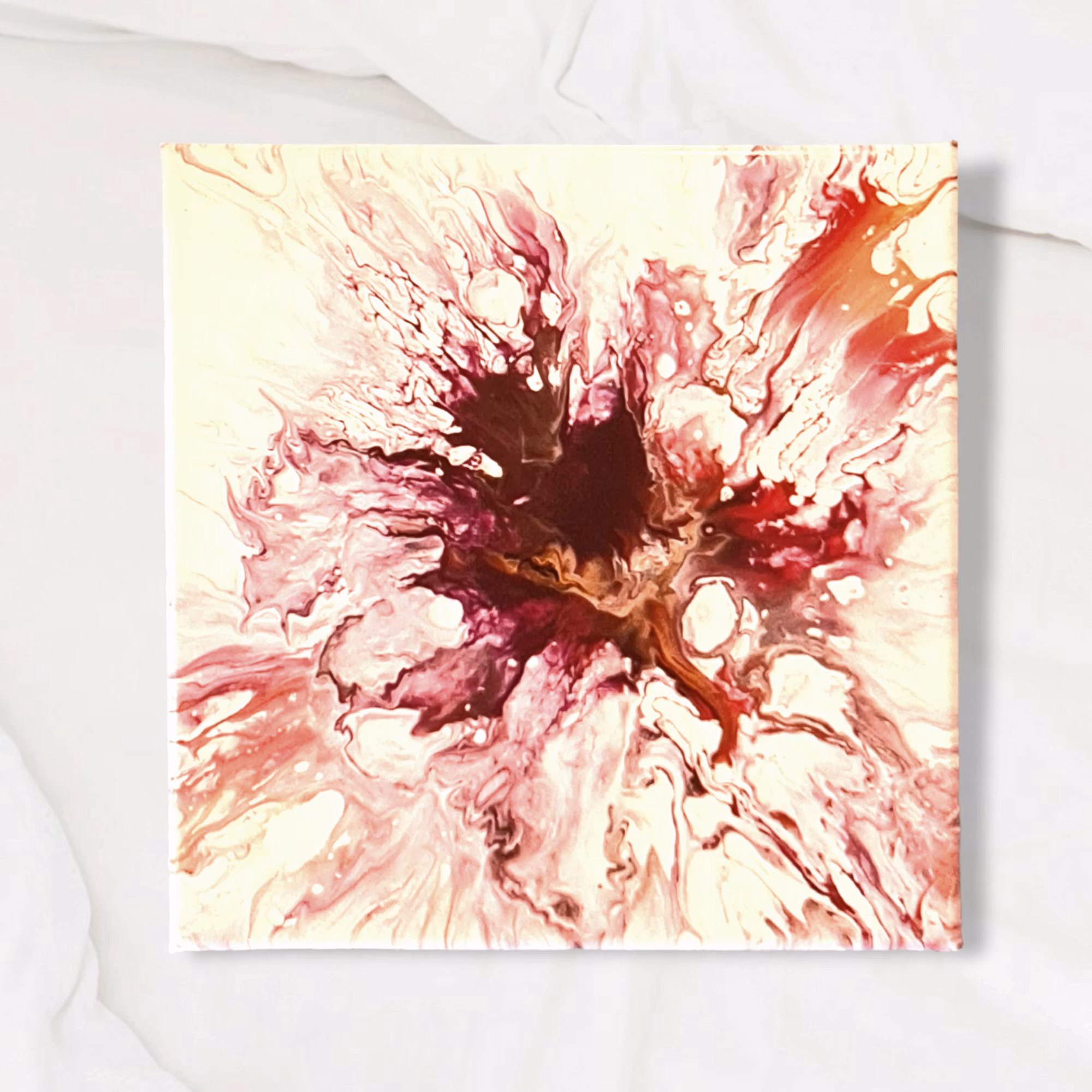Canvastavla Akryl Acrylic Pouring - www.bellebi.se