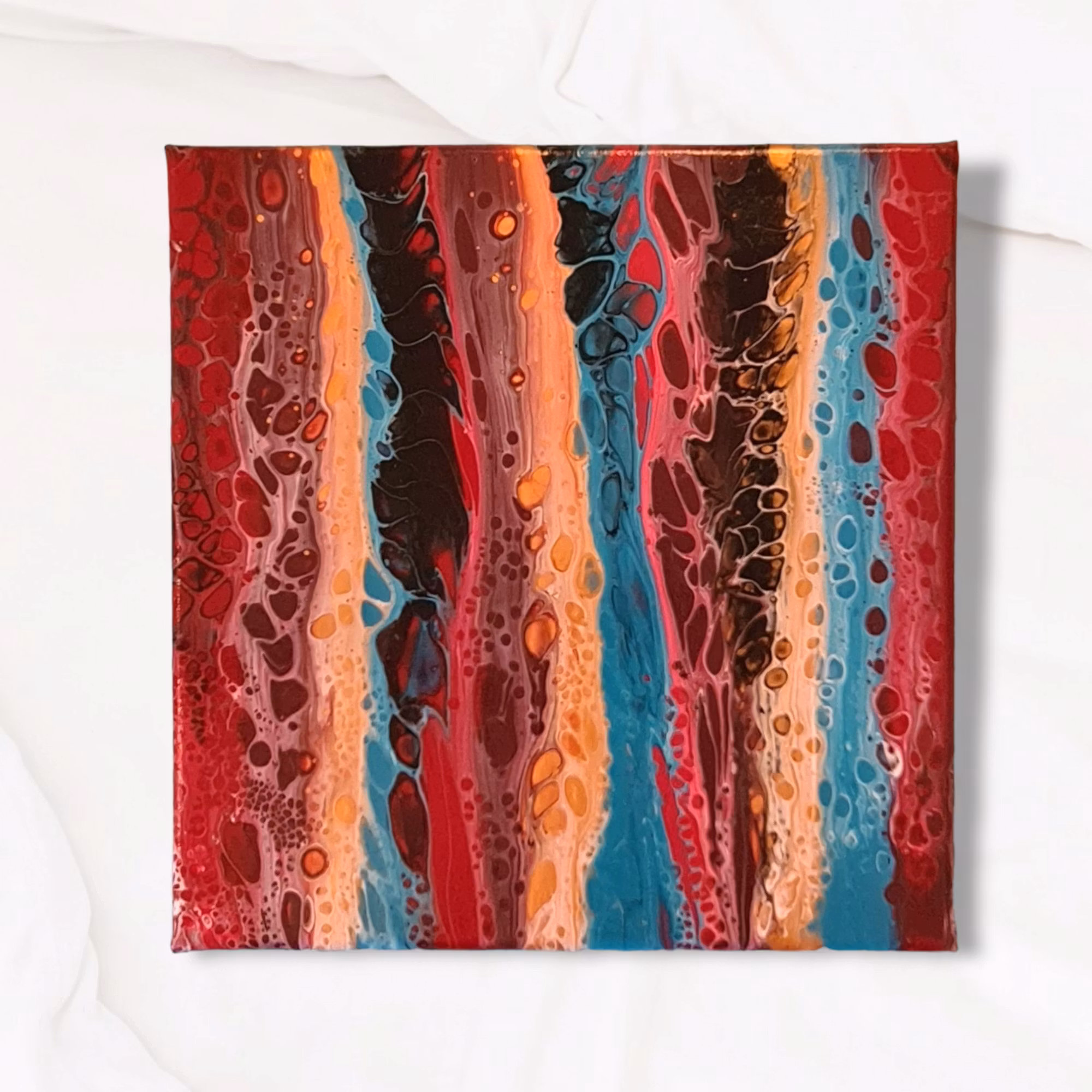 Canvastavla Akryl Acrylic Pouring - www.bellebi.se