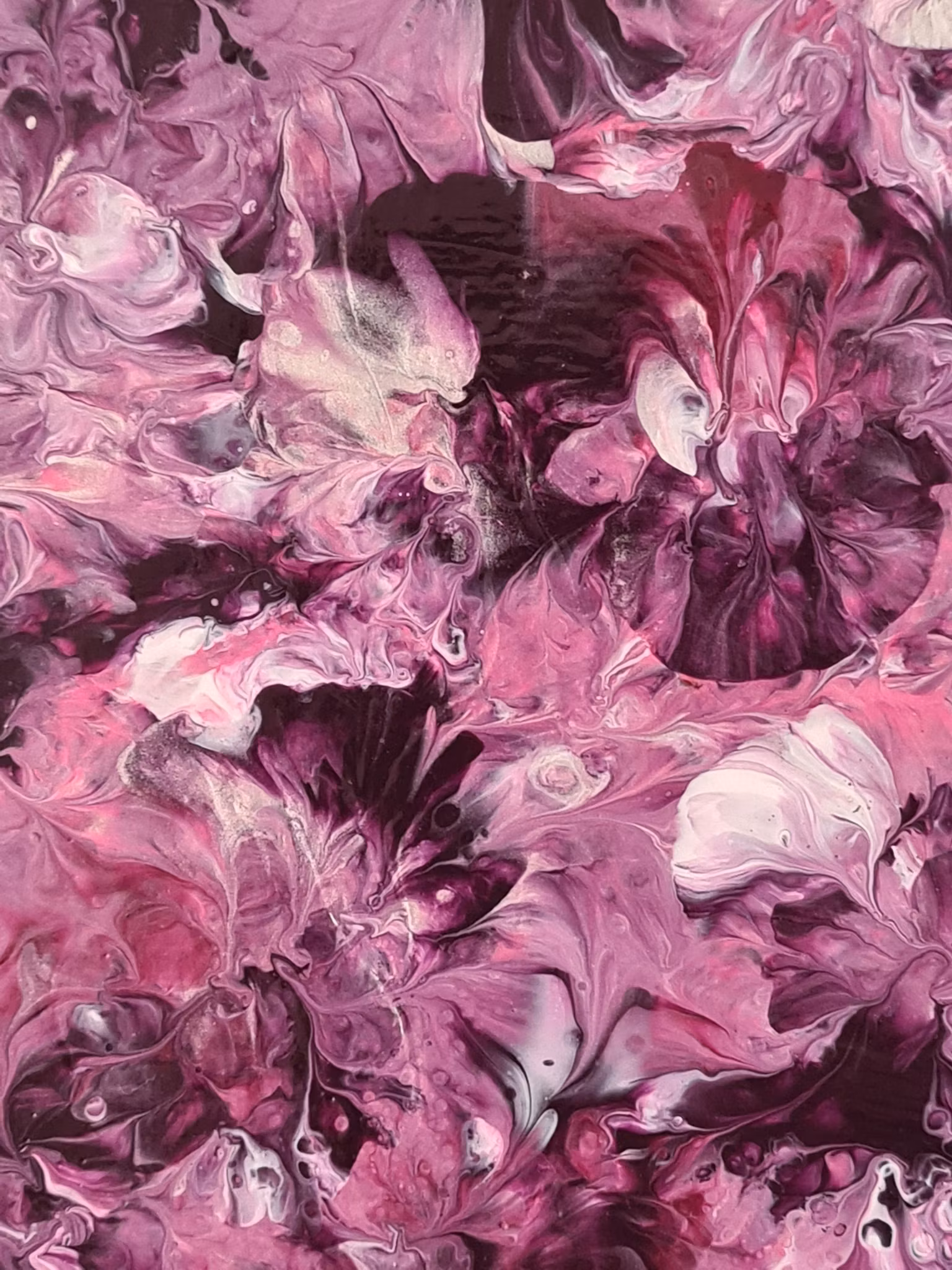 Canvastavla Akryl Acrylic Pouring - www.bellebi.se