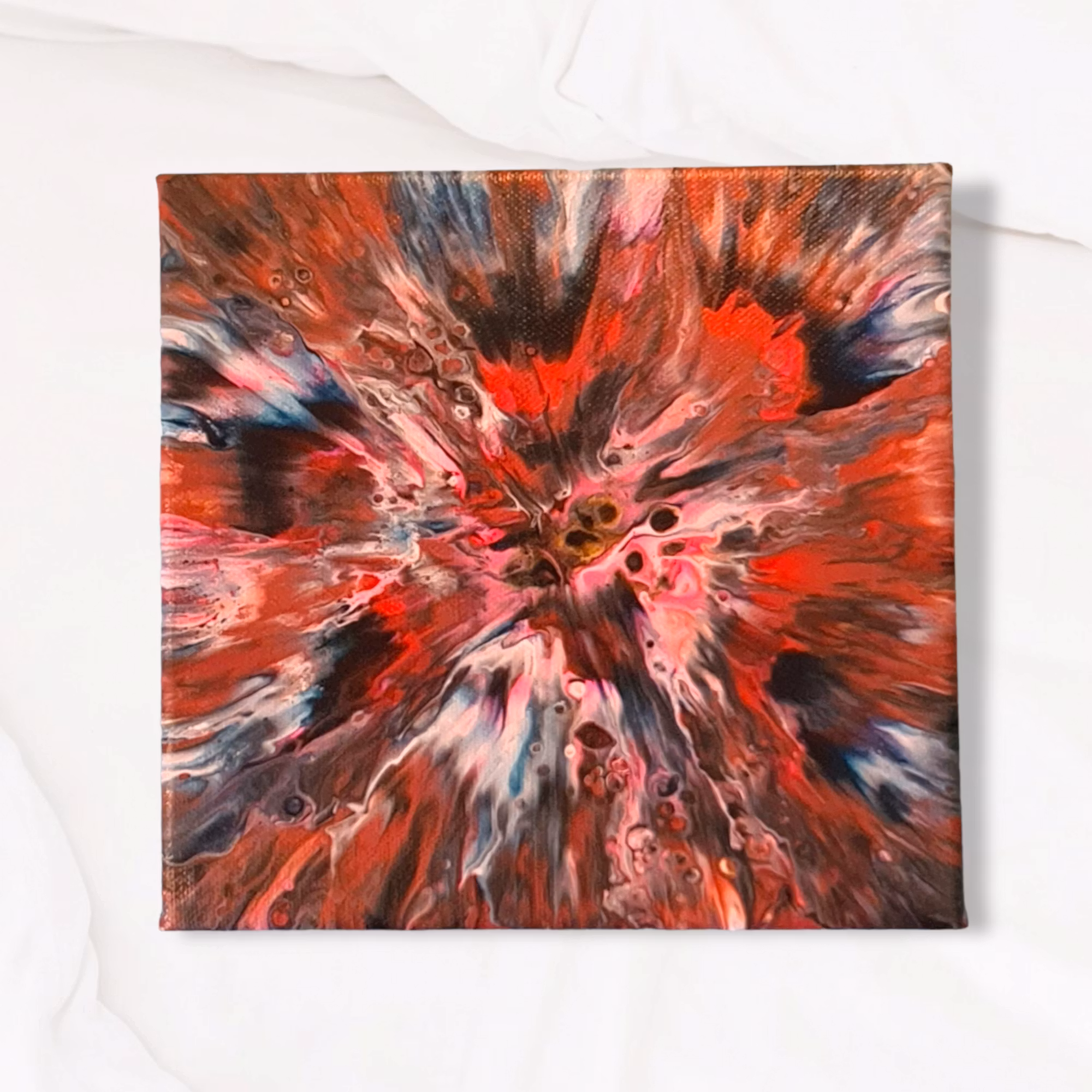 Canvastavla Akryl Acrylic Pouring - www.bellebi.se