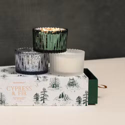 Cypress & Fir - Doftljus - Gåvoask