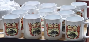 Muggar med logo för föreningar/företag. OBS! EJ slutsålda.