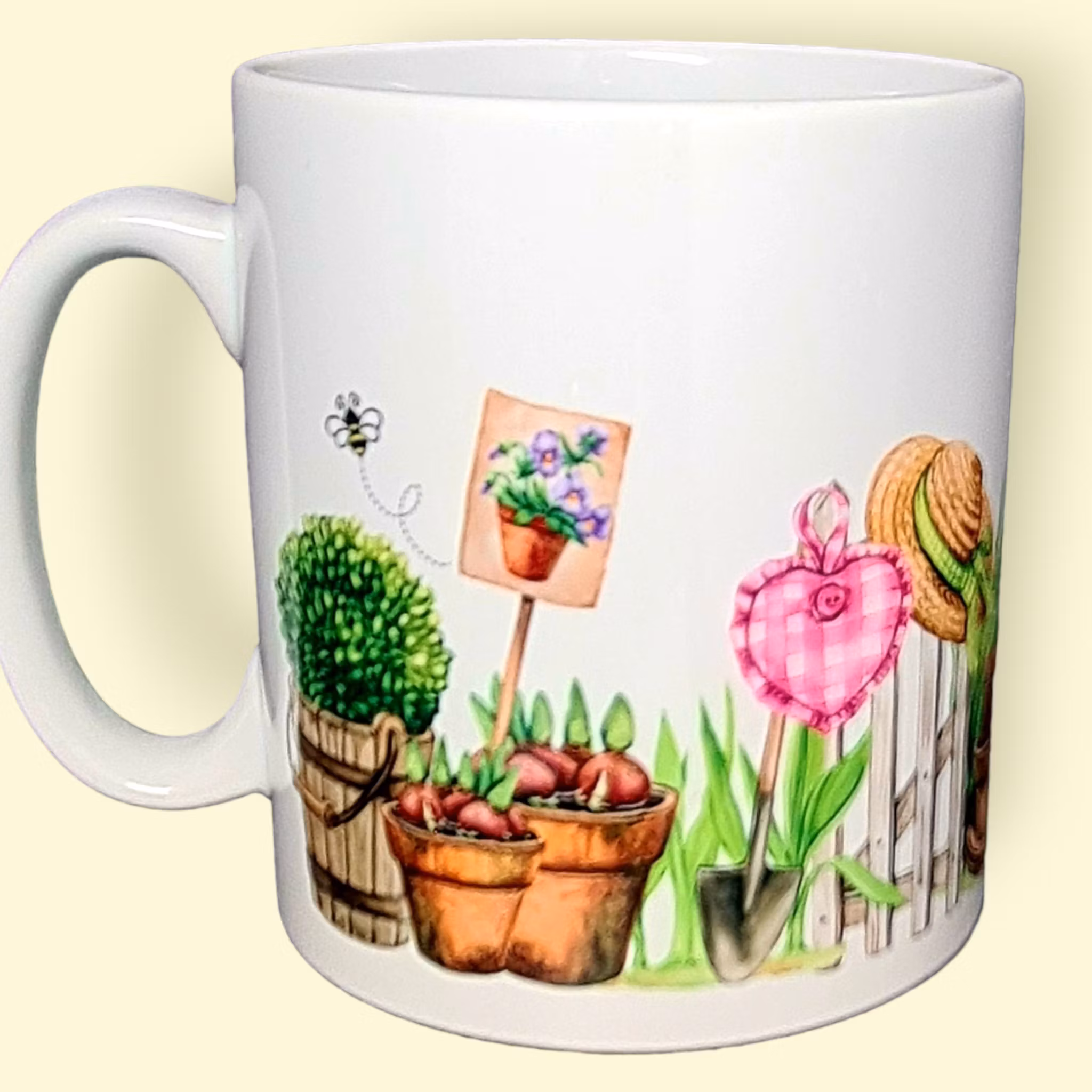 Mugg trädgårdsmästare trädgård sommar växter present - www.bellebi.se