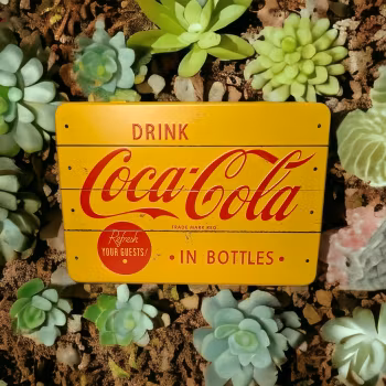 Coca-Cola plåtskrin