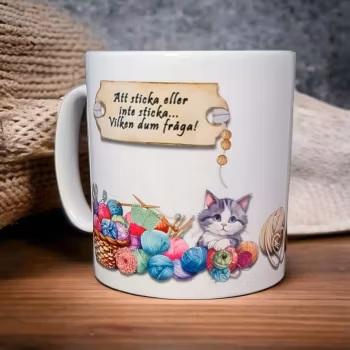 Mugg - Att sticka eller inte sticka, det är frågan