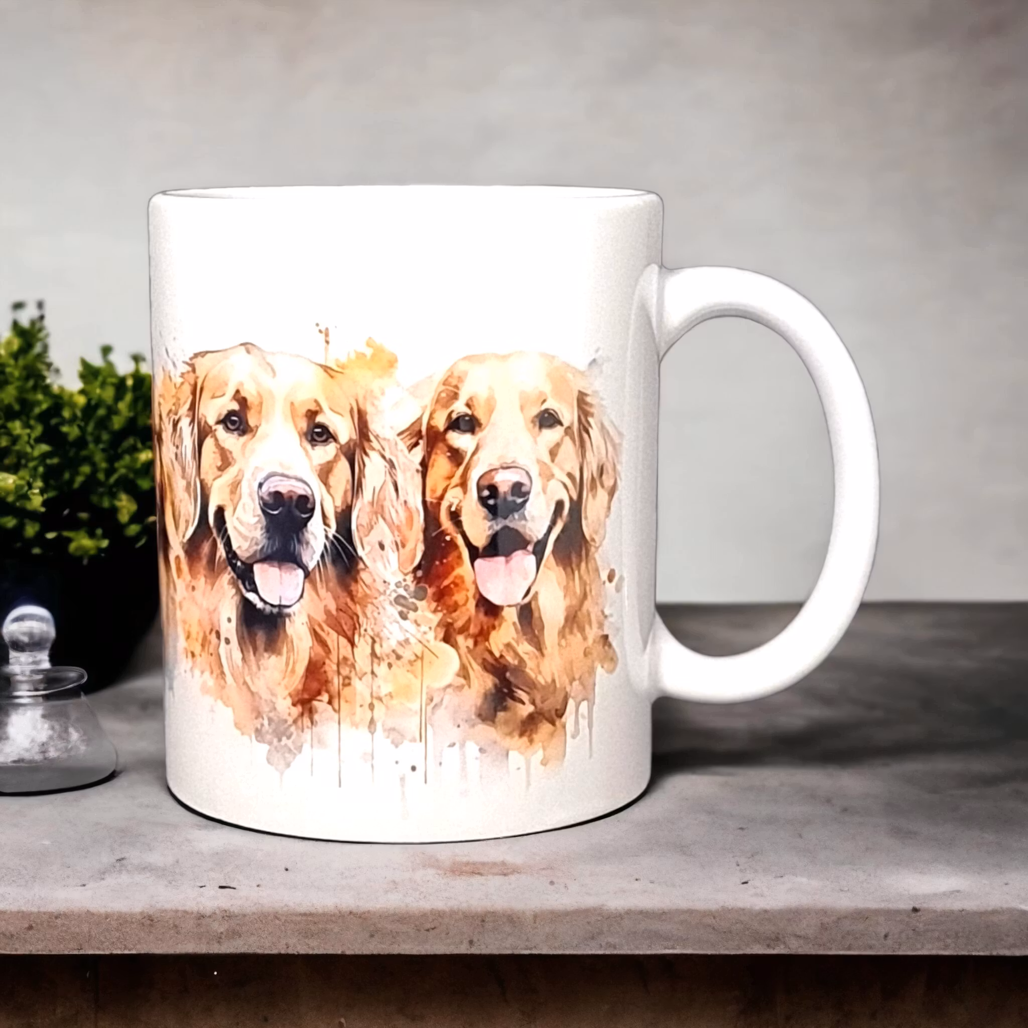 Mugg Golden Retriever hundras  - www.bellebi.se