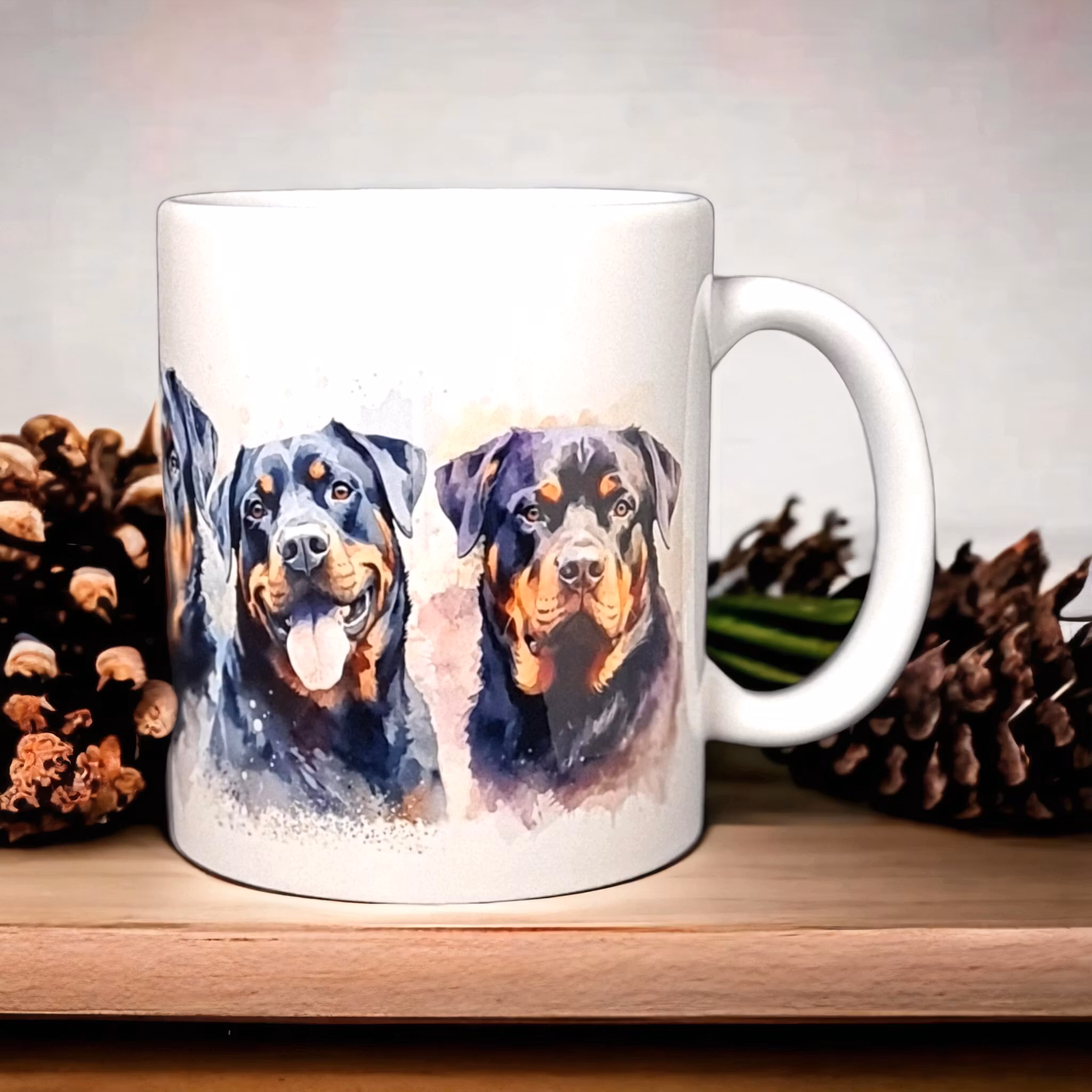 Mugg Rottweiler hundras  - www.bellebi.se