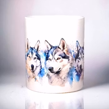 Mugg Siberian husky
