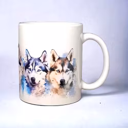 Mugg Siberian husky