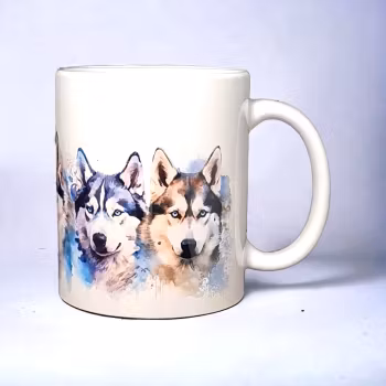 Mugg Siberian husky
