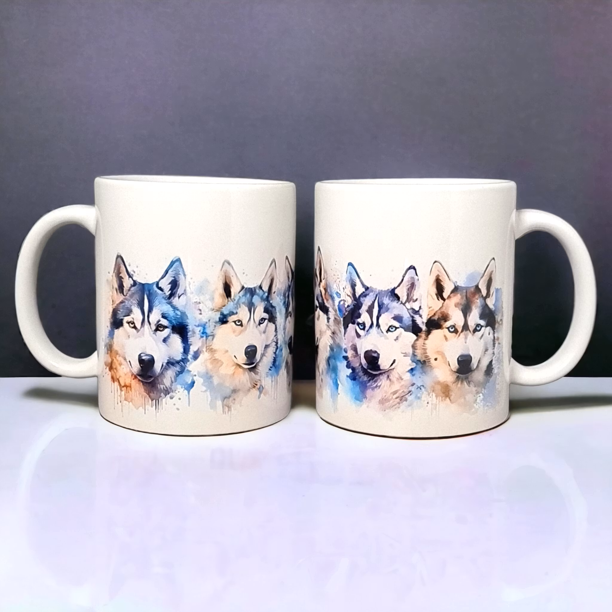 Mugg Siberian Husky hundras  - www.bellebi.se