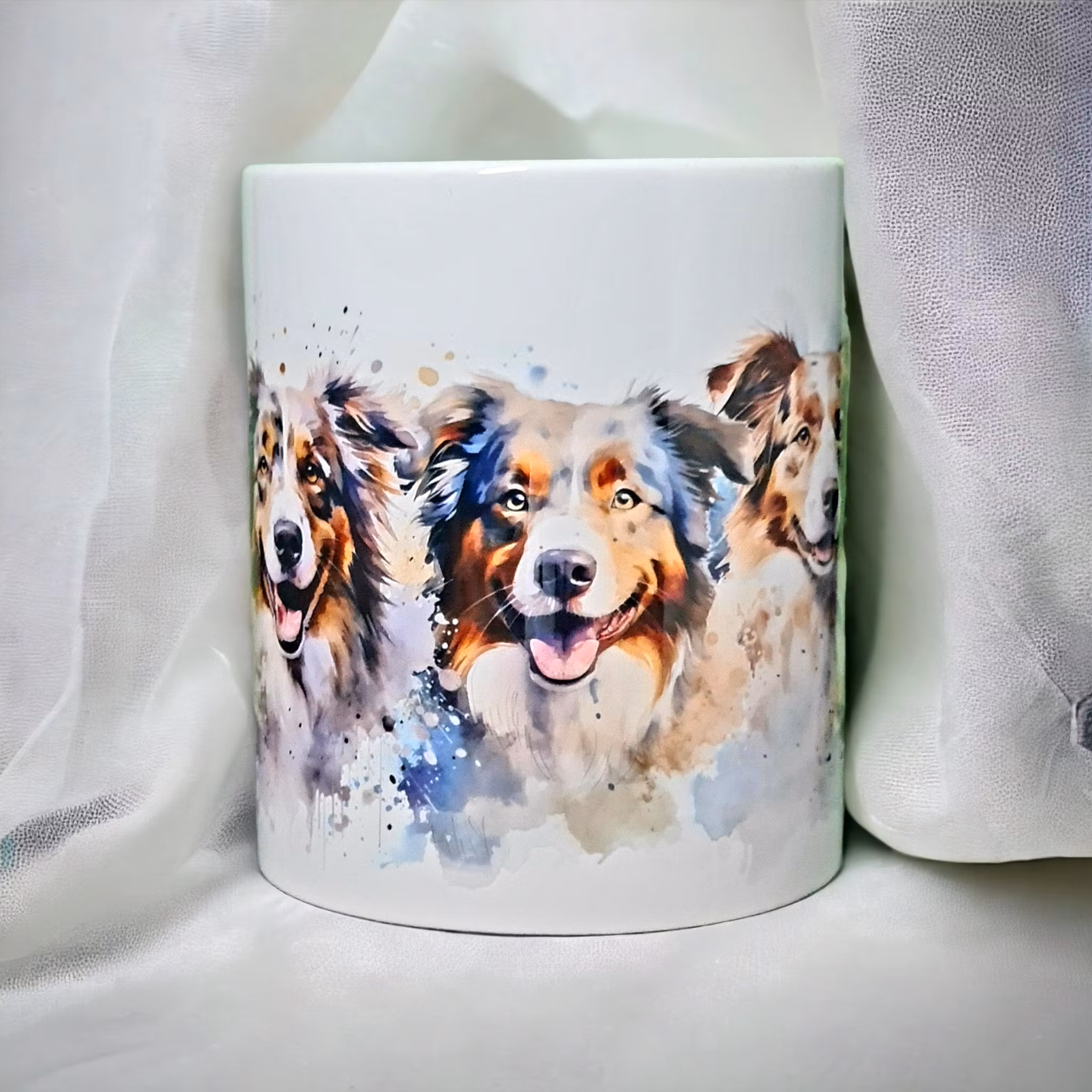 Mugg Australian Shepherd Aussie hundras  - www.bellebi.se