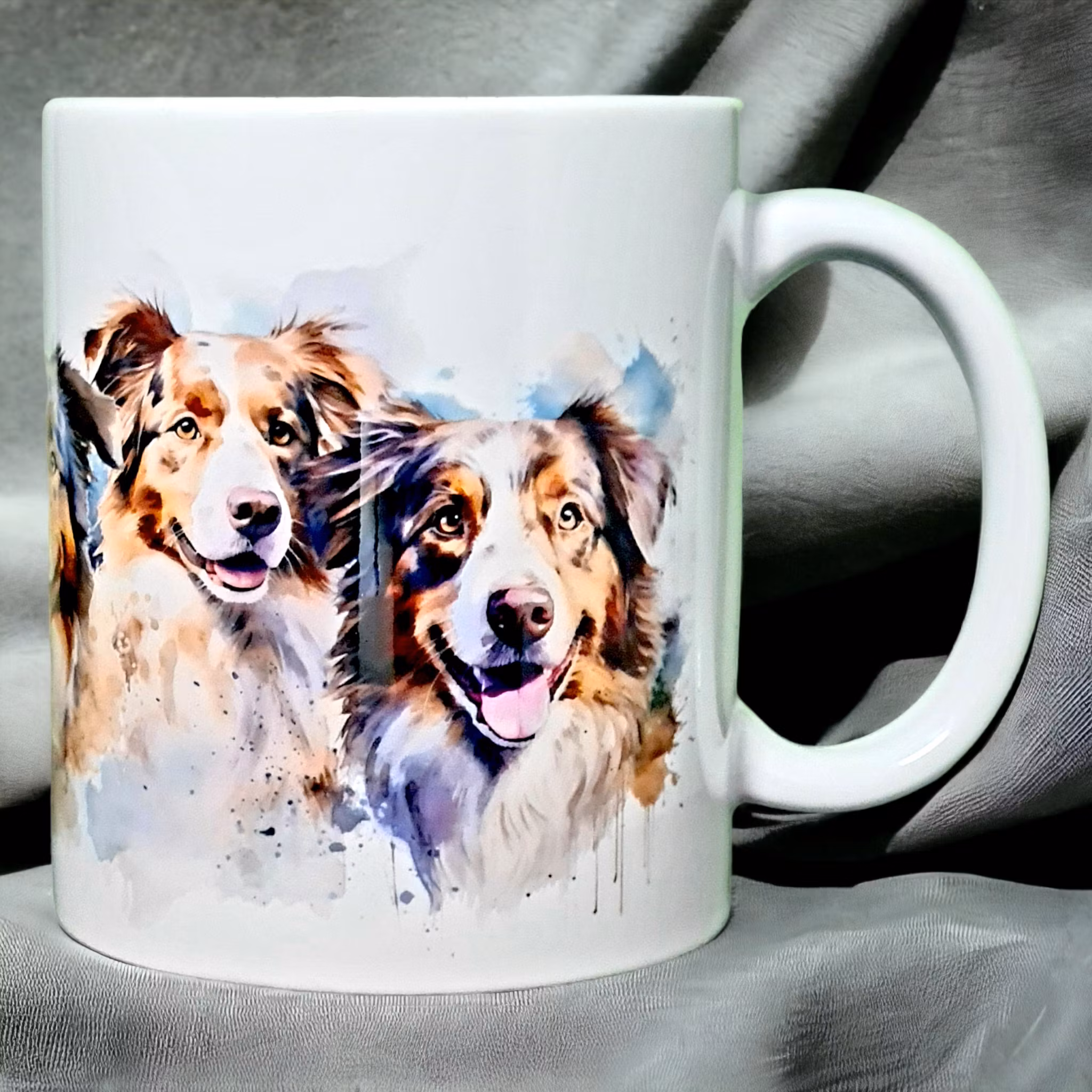 Mugg Australian Shepherd Aussie hundras  - www.bellebi.se