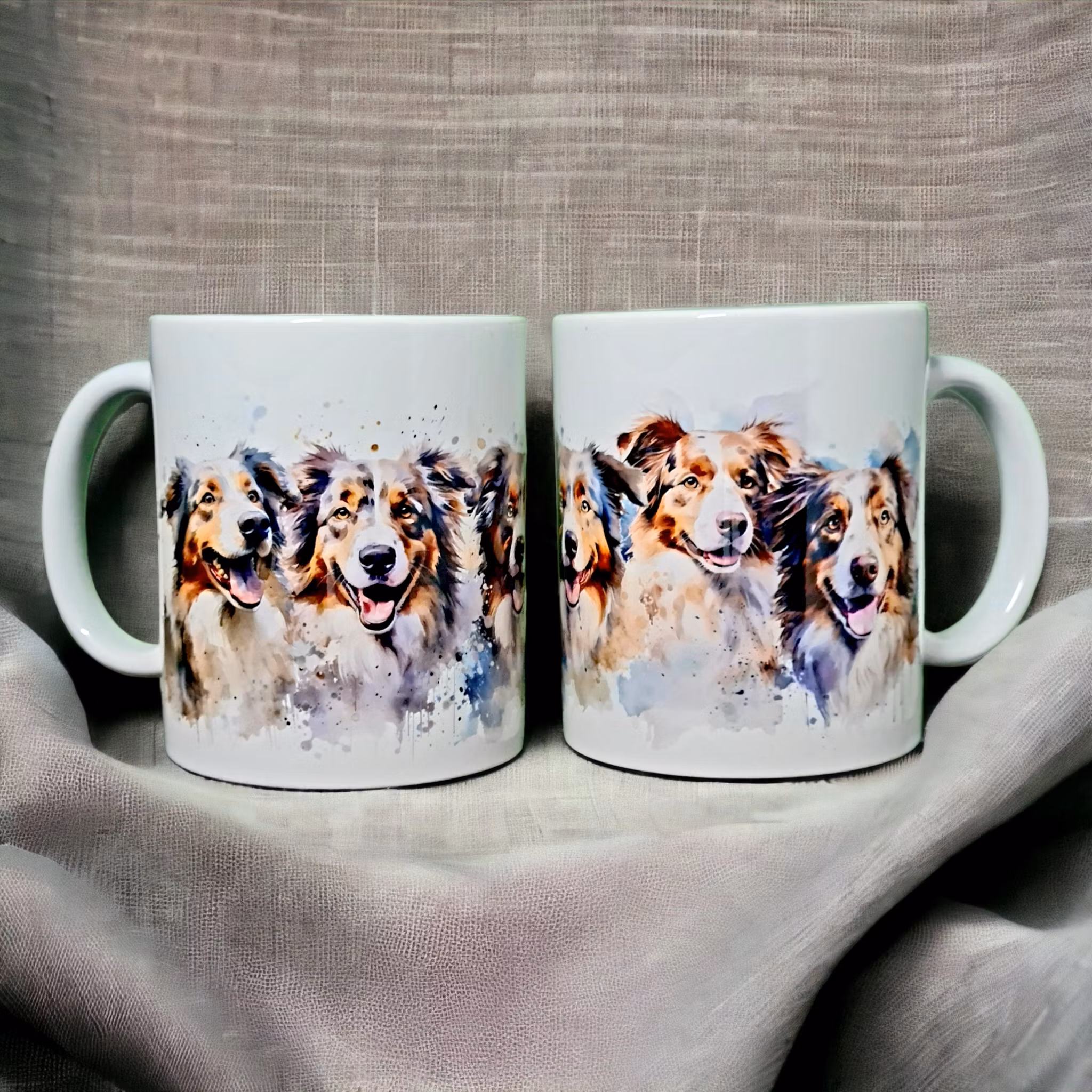 Mugg Australian Shepherd Aussie hundras  - www.bellebi.se