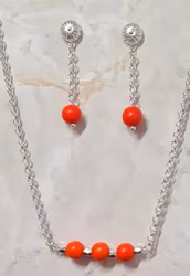 Halsband och örhängen set