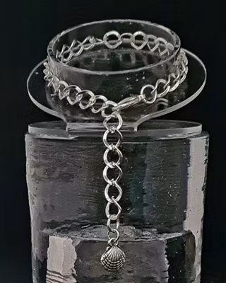 Armband med snäcka