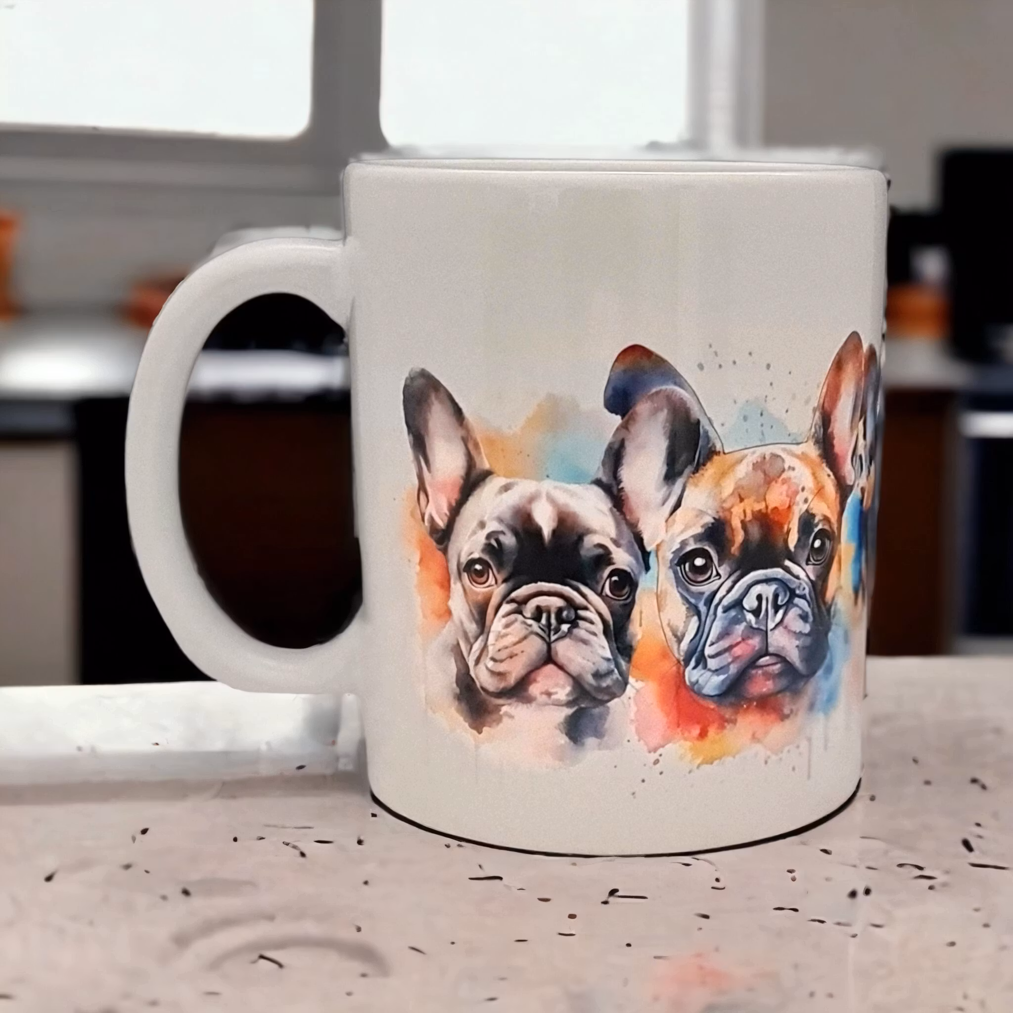 Mugg Fransk Bulldog hundras  - www.bellebi.se