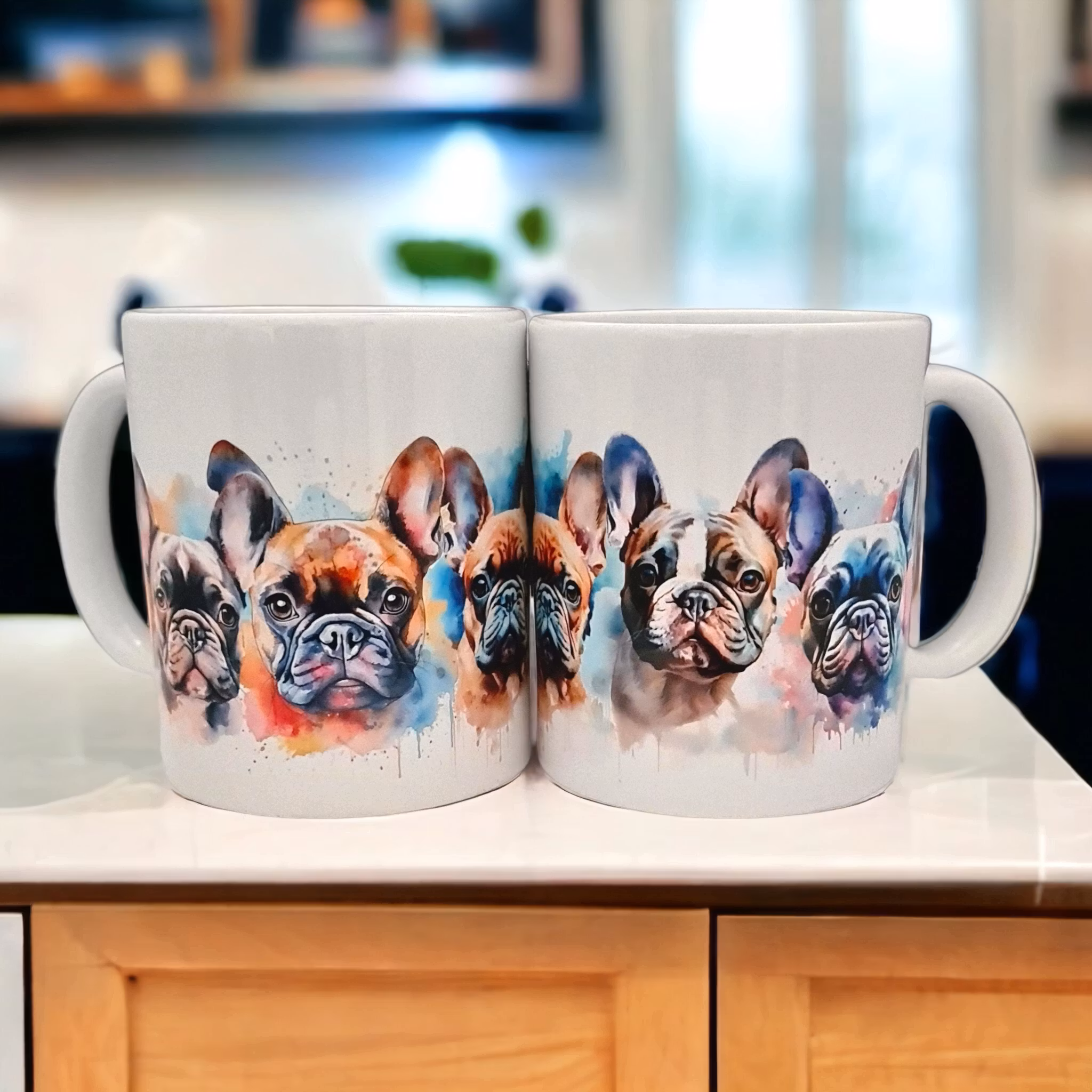 Mugg Fransk Bulldog hundras  - www.bellebi.se