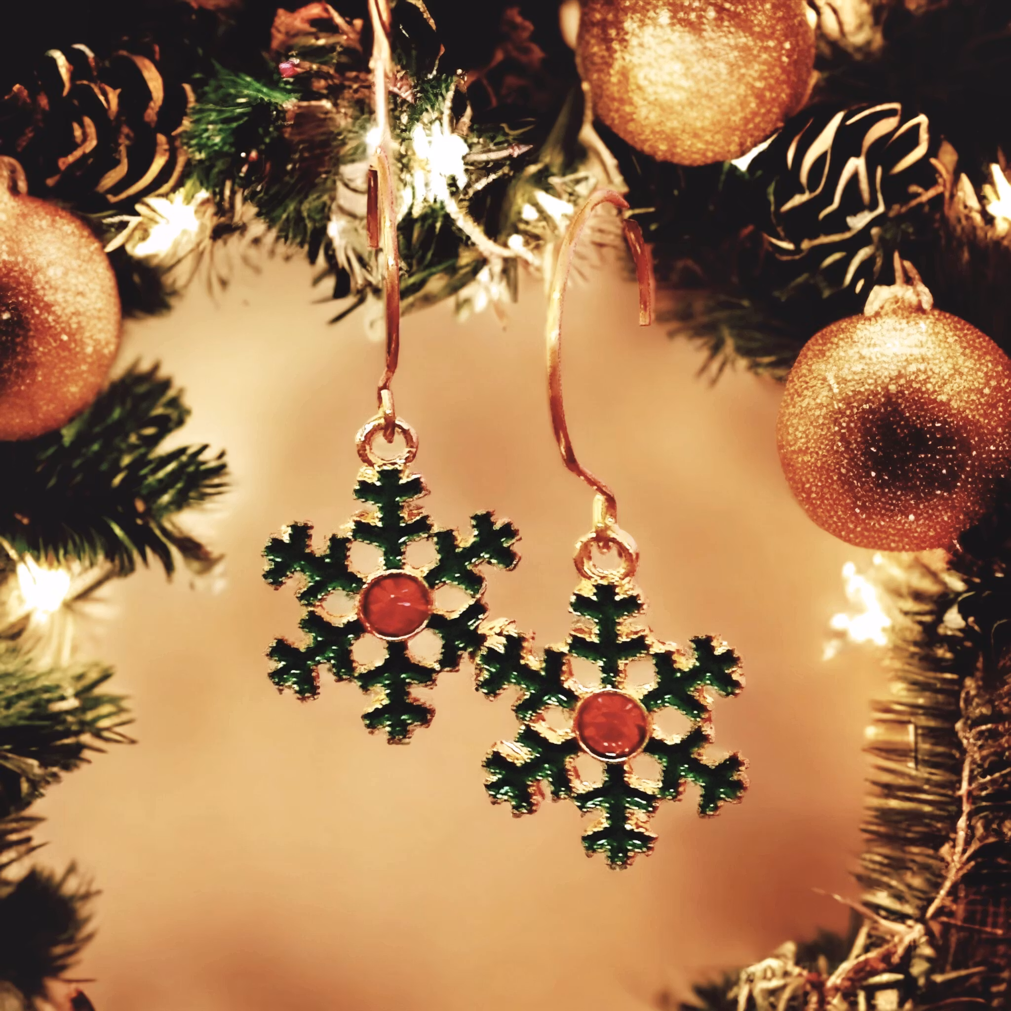 Örhängen jul nyår - www.bellebi.se