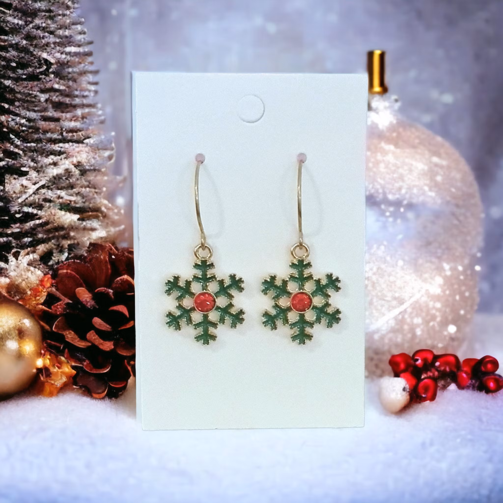 Örhängen jul nyår - www.bellebi.se