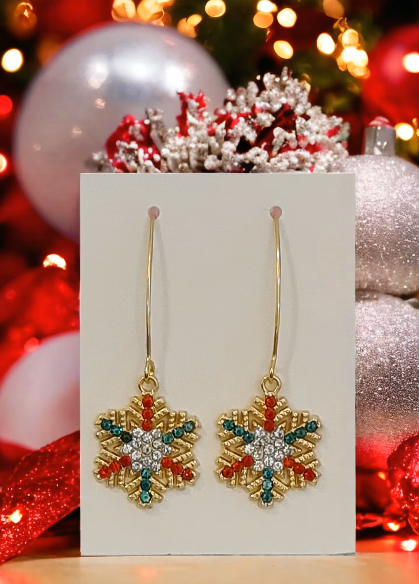 Örhängen jul nyår - www.bellebi.se
