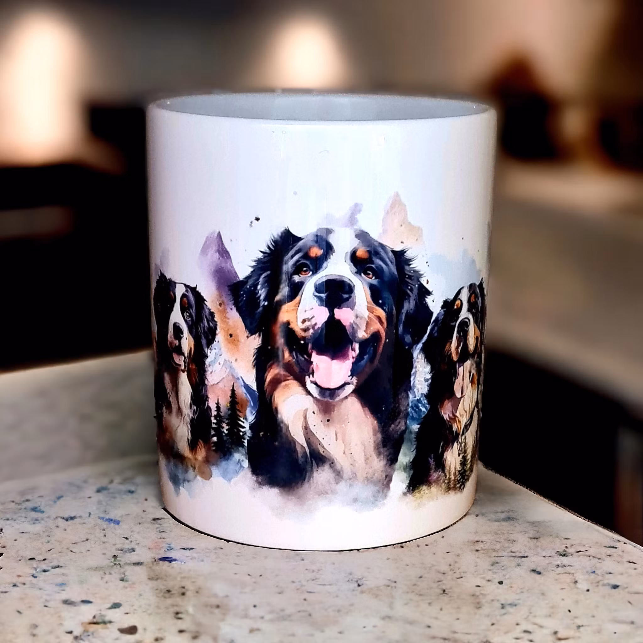 Mugg Berner Sennen hundras  - www.bellebi.se