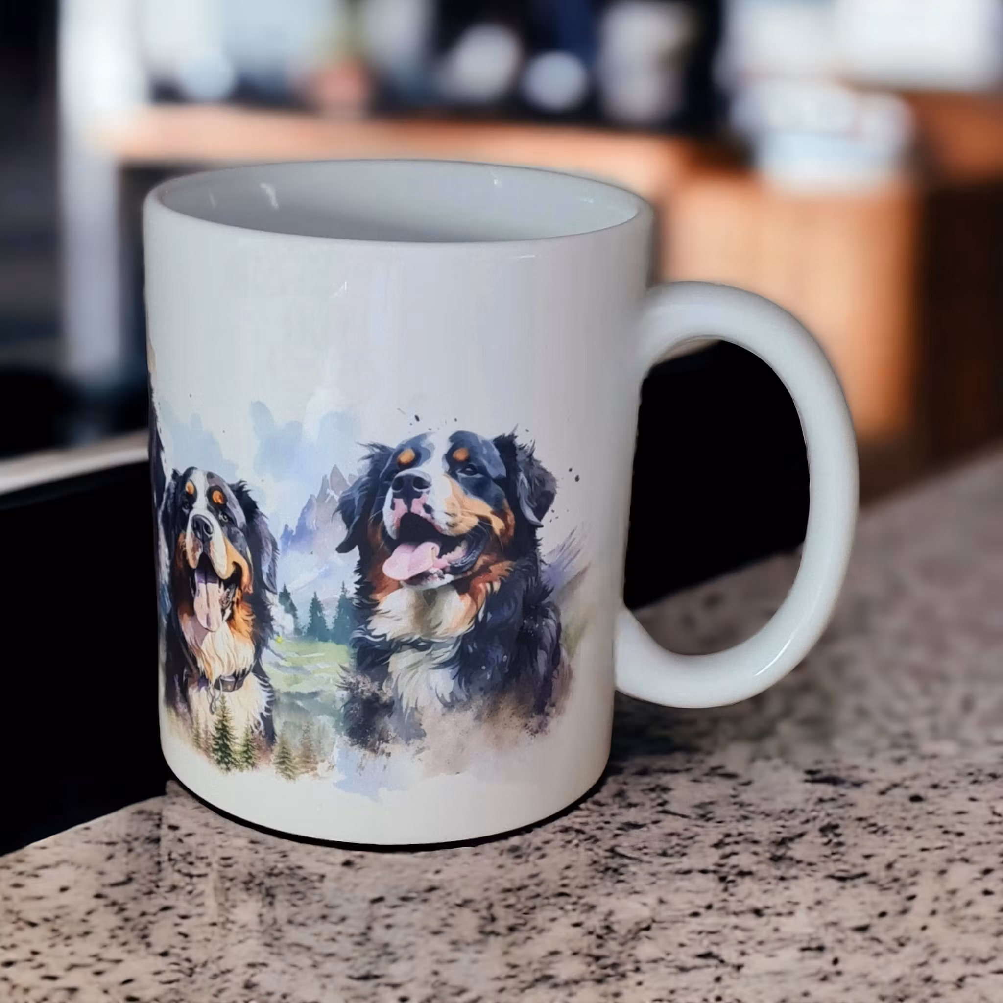 Mugg Berner Sennen hundras  - www.bellebi.se