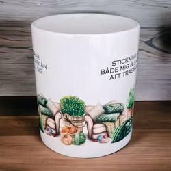 Mugg Handarbete - Att inte trassla till sig