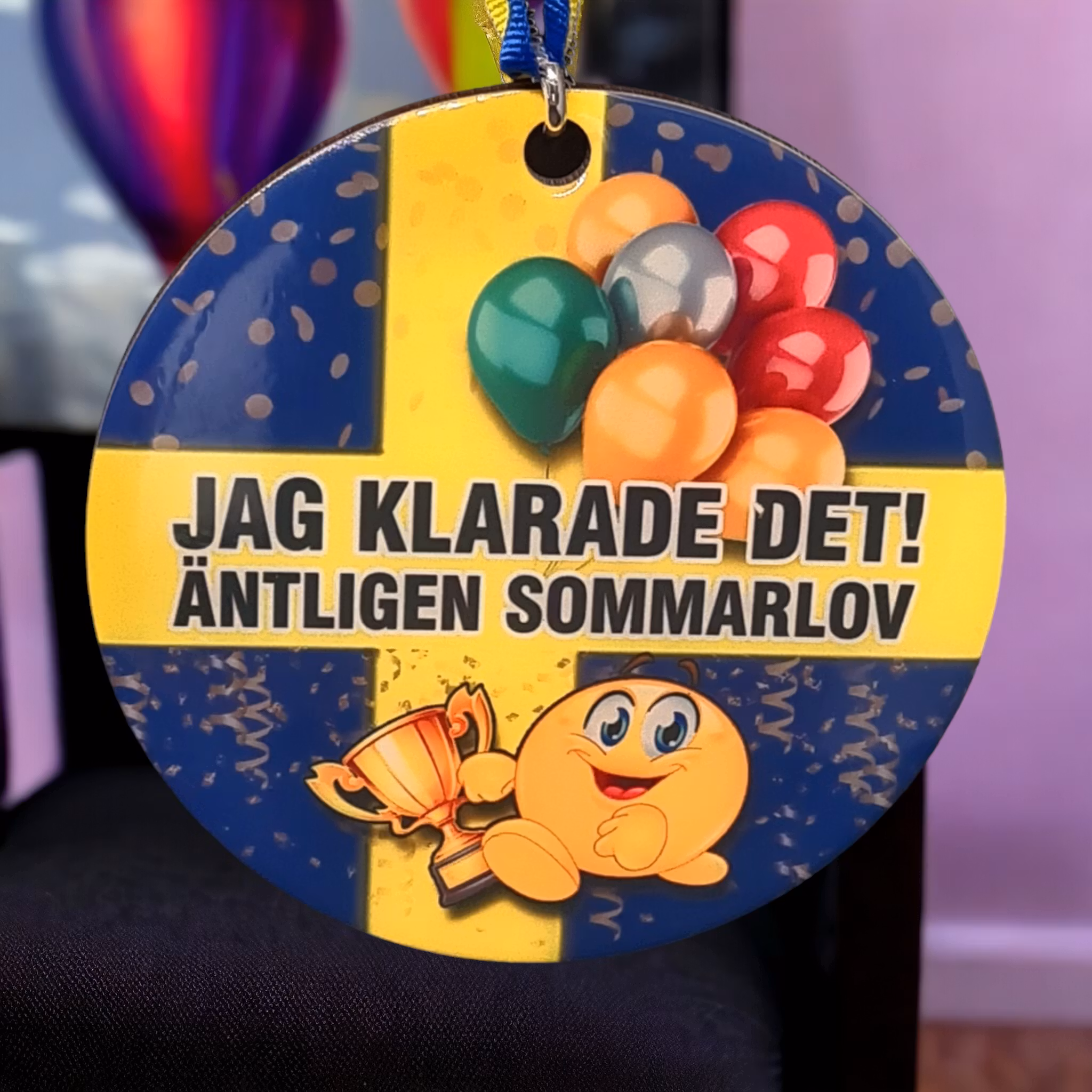 Till barnen medalj sommarlov skolavslutning - www.bellebi.se