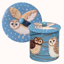 Kakburk i plåt Uggla från Dog & Dome