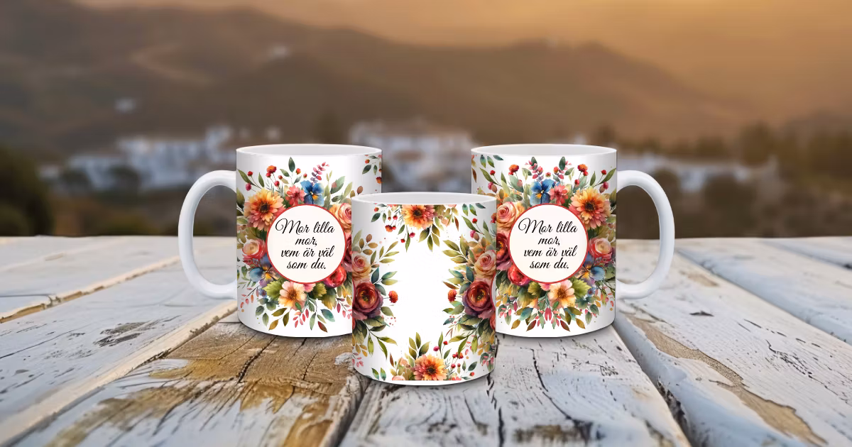 Mor, lilla mor - Mugg till mamma