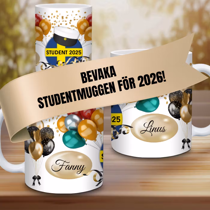 Studentmugg 2026 OBS! BEVAKA