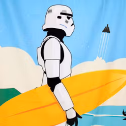 Stormtrooper Surf Day Off – Mikrofiberhandduk