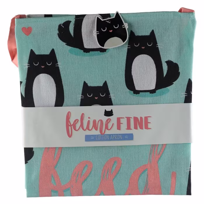 Feline Fine – Förkläde med attityd (och katt) bellebi.se