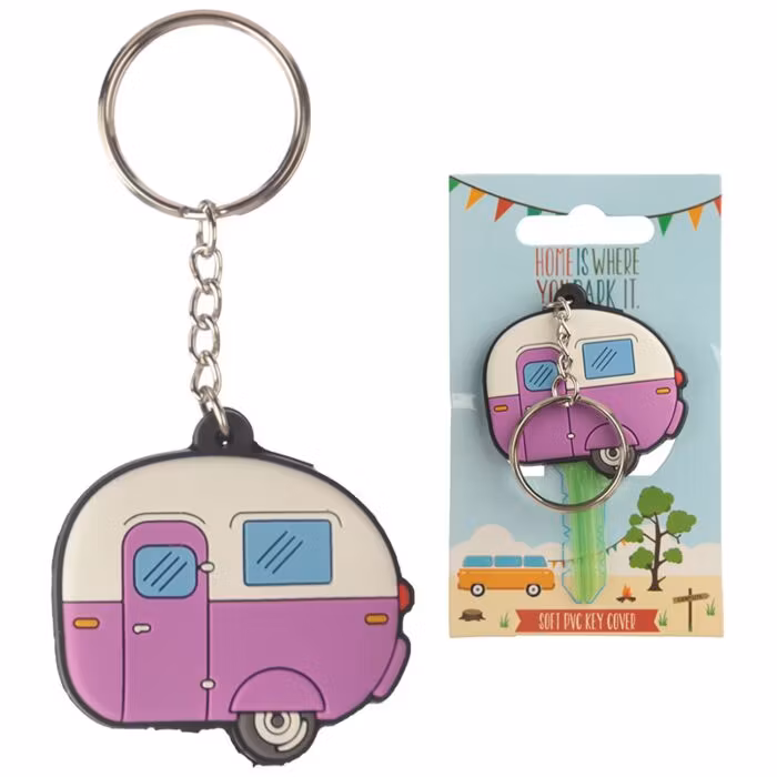 Home is Where You Park It – Nyckelring Rosa bellebi.se