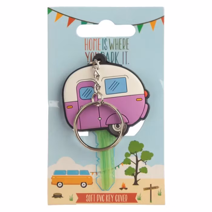 Home is Where You Park It – Nyckelring Rosa bellebi.se