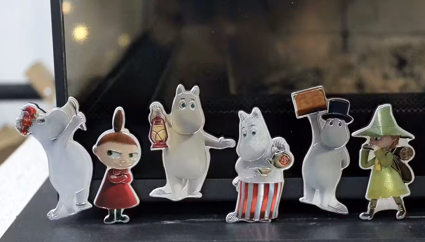 Mumin Magneter i 6-Pack bellebi.se