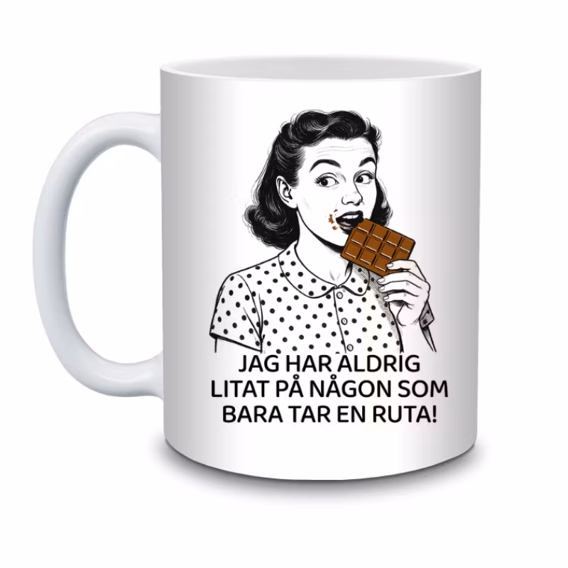 Söt mugg till choklad älskaren bellebi.se Gällivare