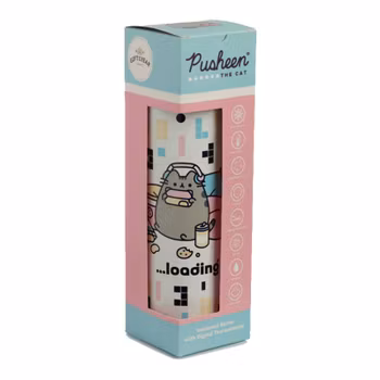 Pusheen The Cat  - Värmeisolerad flaska med digital termometer