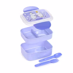 Mumin -  Bento stapelbar lunchlåda med bestick