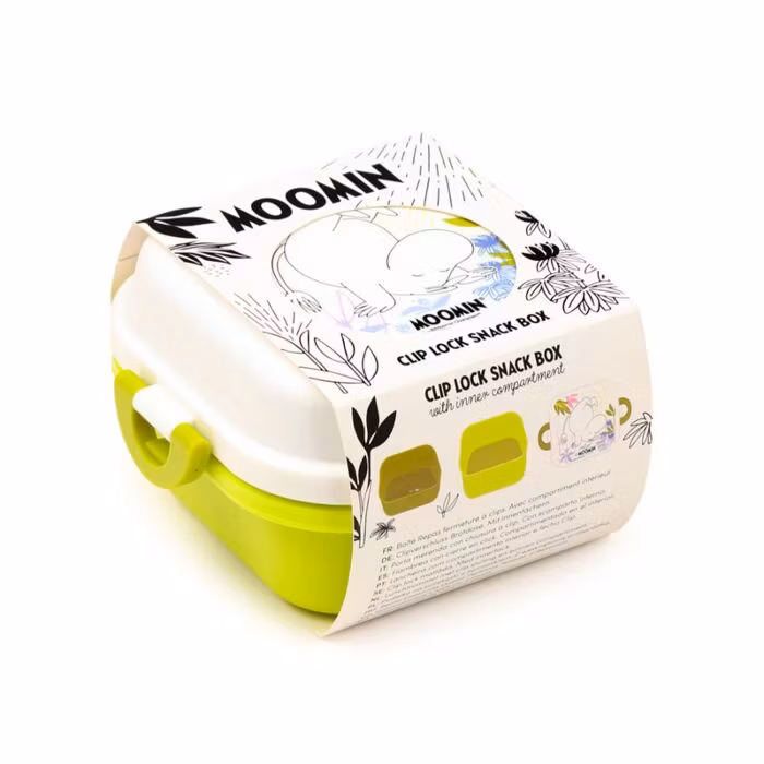 Mumin - Bento stapelbar gul lunchlåda bellebi