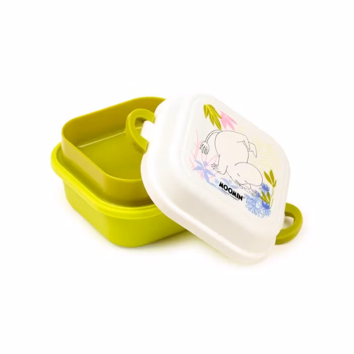 Mumin - Bento stapelbar gul lunchlåda bellebi