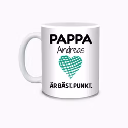 Personlig mugg - Pappa är bäst