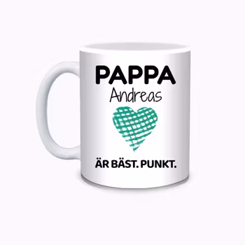 Personlig mugg - Pappa är bäst