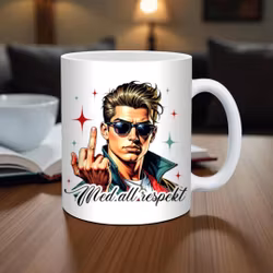 Med all respekt - Mugg med attityd 2