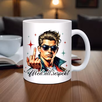 Med all respekt - Mugg med attityd 2