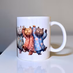 OBS! 2:a sortering. Katter i pyjamas