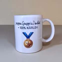 OBS! 2:a sortering. Pappa. 100% kärlek